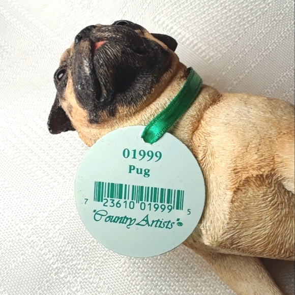 COPY - Vintage Country Artists Best in Show Fawn Pug Dog Sculpture Collectible … - Picture 16 of 16